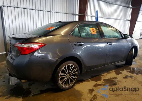 2015 Toyota Corolla S Premium из США, поврежденный, VIN 5YFBURHE4FP254603